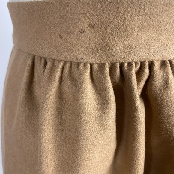 J. CREW COLLECTION Wool Blend Flannel Two-Tone Colorblock Full Circle Skirt 0P - Picture 8 of 8